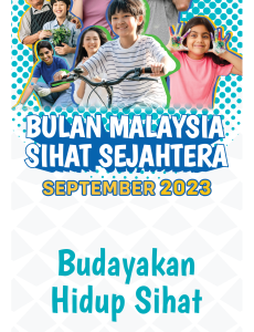 Bunting Bulan Malaysia Sihat Sejahtera September 2023